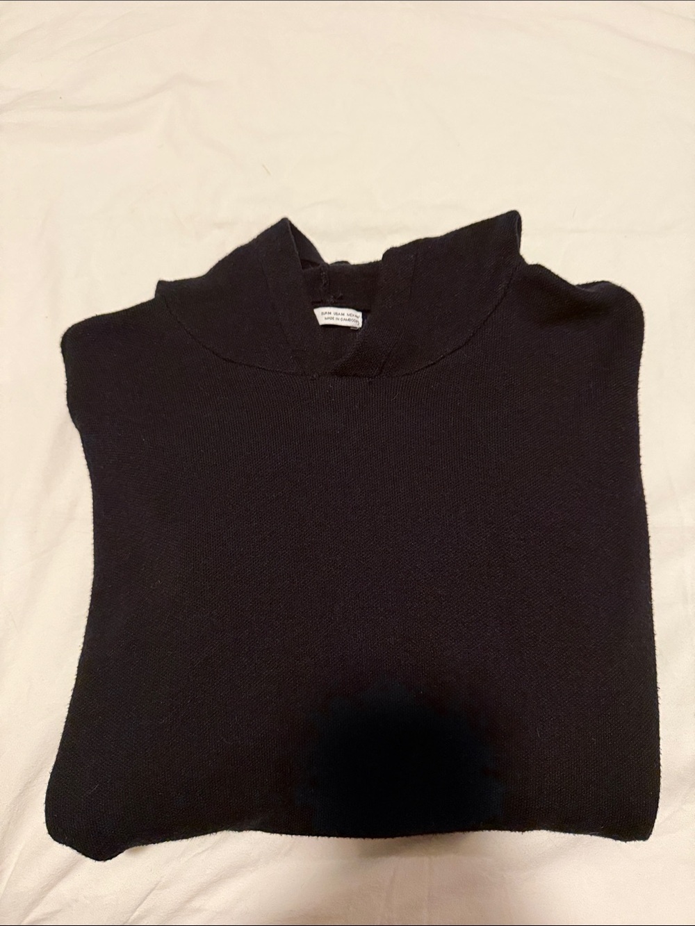 Zara Black Hooded Knit Top